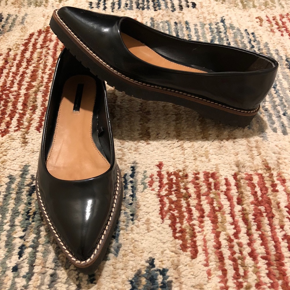 Black Zara Trafaluc flats